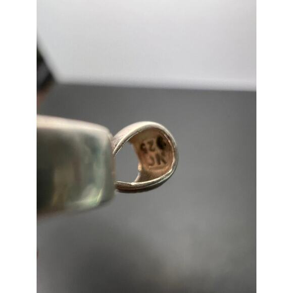 NEW Pink and white tourmaline sterling silver pendant 1.68 grams - Picture 4 of 9